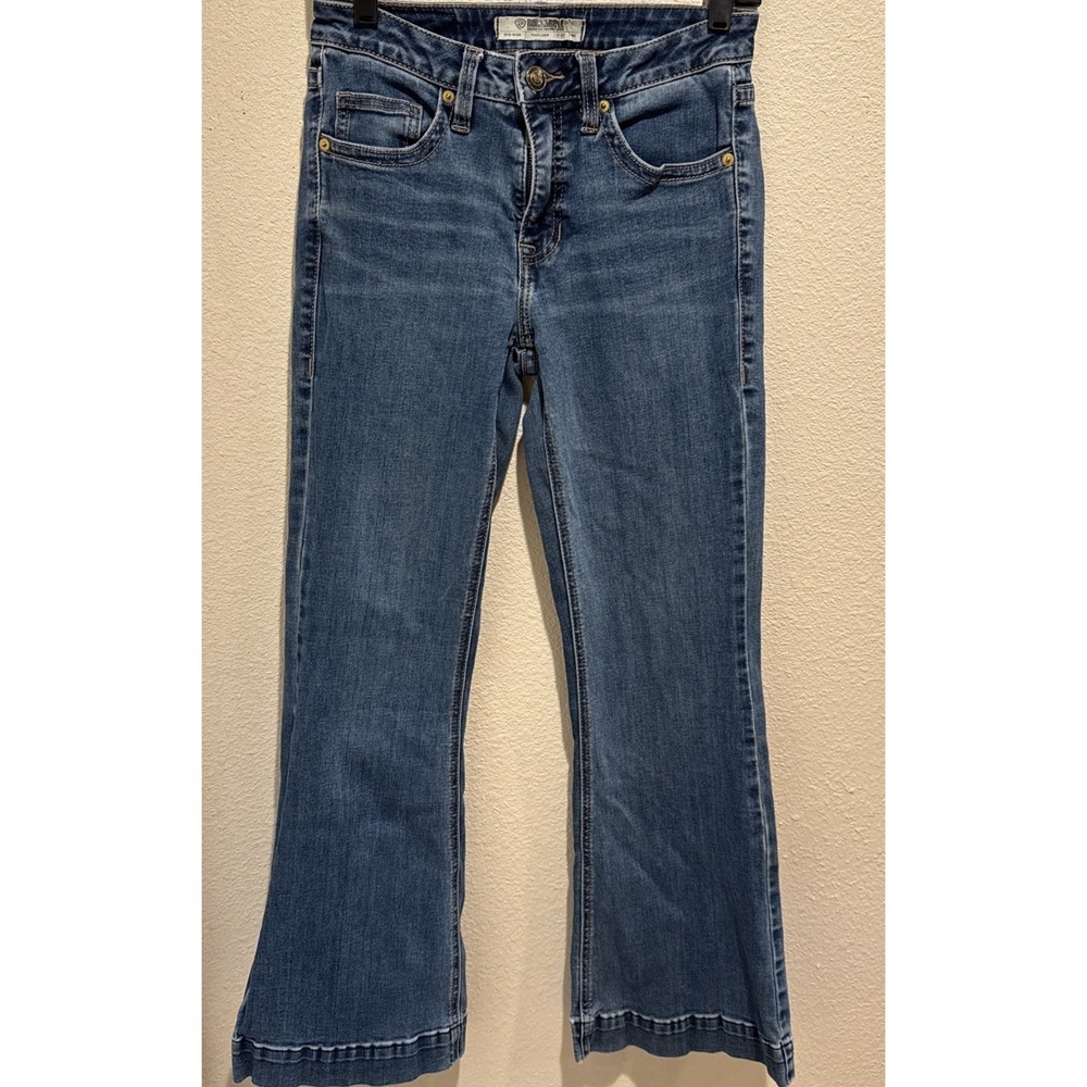 27x31 Rock N Roll Cowgirl Bootcut Jeans Medium Wash Denim Mid Rise Western Rodeo